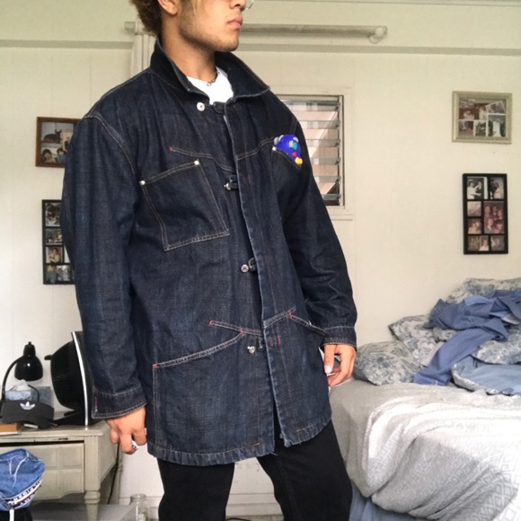 Marithé et François Girbaud Denim Trench - Picture 3 of 4